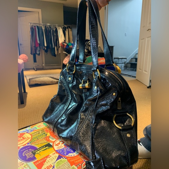 Yves Saint Laurent Black Leather Purse - Picture 8 of 15